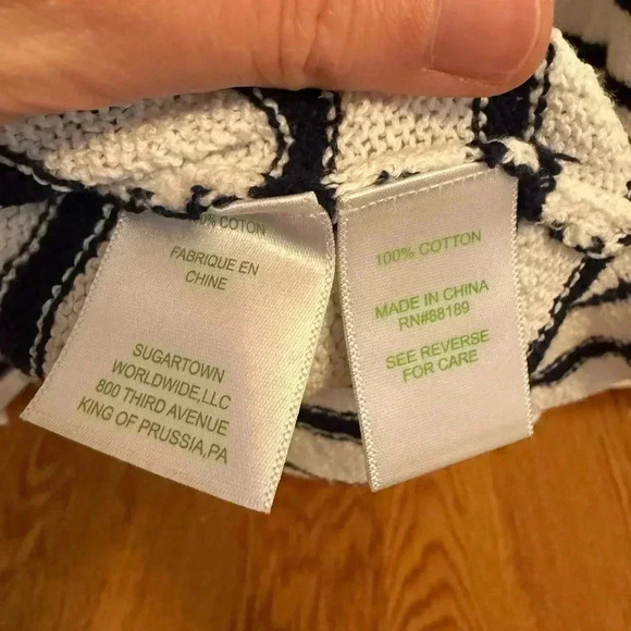 Lilly Pulitzer Sweater Size XS Nautical Beach Coastal
Cotton - Picture 4 of 10